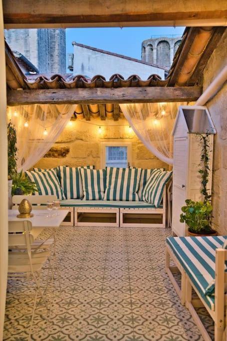 Appartement-Terrasse Centre Historique Uzès Eksteriør bilde